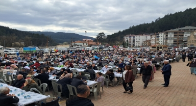 Azdavay'da bayramlaşma töreni yapıldı