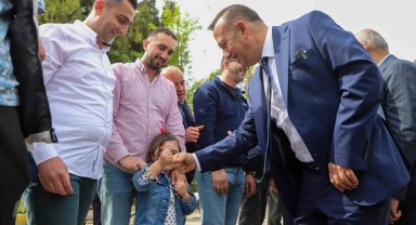 Başkan Ural bayramlaşma programına katıldı