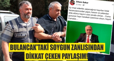 Bulancak’taki soygun zanlısından dikkat çeken paylaşım!