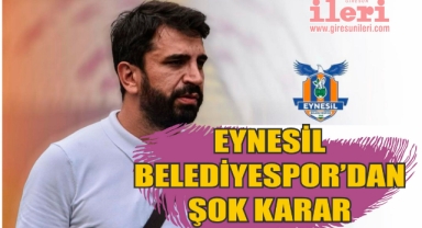 Eynesil Belediyespor'dan şok karar