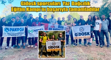 GİDOSK sporcuları Yaz Dağcılık Eğitim Kampı'nı başarıyla tamamladılar