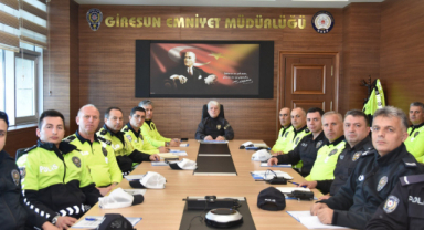 Giresun'da bayram öncesi trafik tedbirleri değerlendirildi