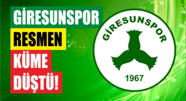 Giresunspor resmen küme düştü!