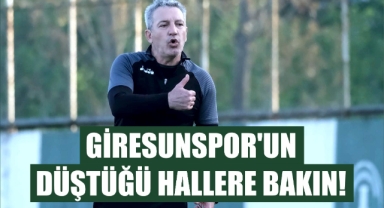 Giresunspor'un düştüğü hallere bakın!