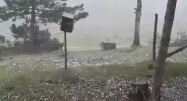 Karabük'te dolu etkili oldu