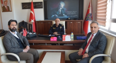 Müftü Gülbe, Emniyet Müdürlüğü'nü Ziyaret Etti
