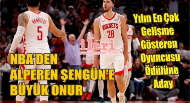 NBA’den Alperen Şengün’e büyük onur