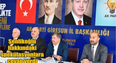 Şenlikoğlu hakkındaki spekülasyonlara cevap verdi