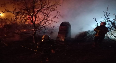Tokat’ta çıkan yangında tek katlı ev kullanılmaz hale geldi