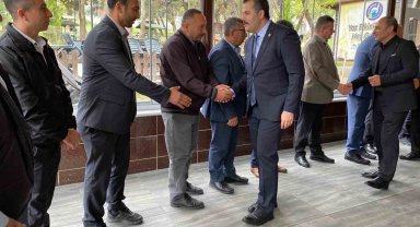 Vezirköprü'de bayramlaşma töreni