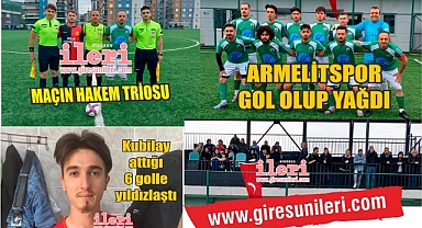 Armelitspor gol oldu yağdı