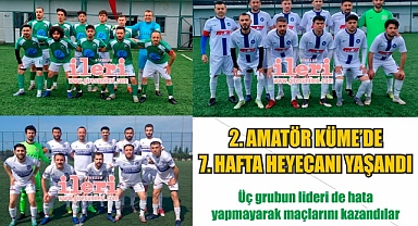2. Amatör Küme'de 7. hafta heyecanı yaşandı