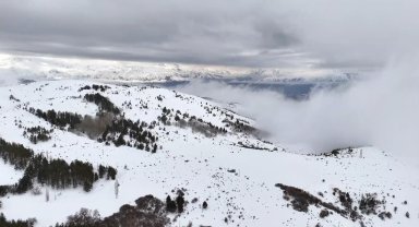 Bayburt'a kış geri geldi
