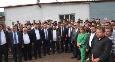 Çorum'da maden işçileri eylem başlattı