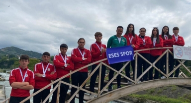 Espiye Es Es Spor Türkiye Rafting Şampiyonasında fırtına gibi esti