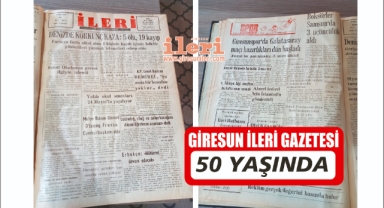 Giresun’da 50 Yıllık Gurur: İleri Gazetesi 50 Yaşında