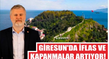 Giresun'da iflas ve kapanmalar artıyor!