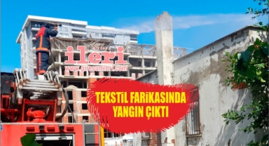 Giresun'da tekstil fabrikasında yangın çıktı!