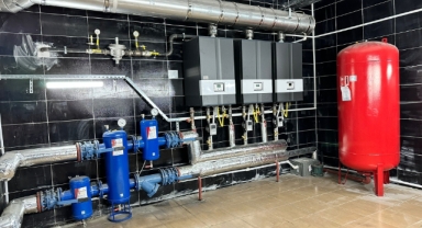 Giresun'daki okullarda doğalgaz sevinci