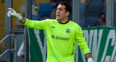 Giresunspor’un genç kalecisi Göktan Cörüt sahne aldı