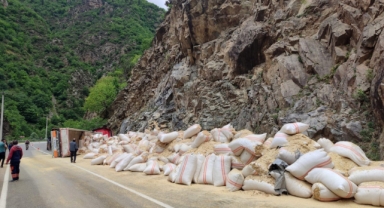 Gümüşhane-Giresun Yolunda Korku Dolu Anlar!