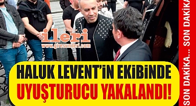 Haluk Levent'in ekibinde uyuşturucu yakalandı!
