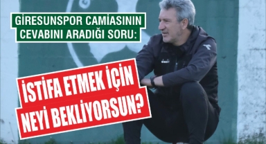 İstifa etmek için neyi bekliyorsun?