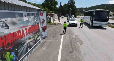 Bayram trafiğine "Yaşam Tüneli" molası
