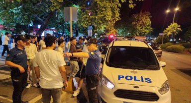 Gençler arasındaki kavga karakolda bitti