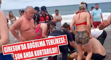 Giresun’da Boğulma Tehlikesi: Son Anda Kurtarıldı!