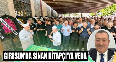 Giresun’da Sinan Kitapçı’ya Veda