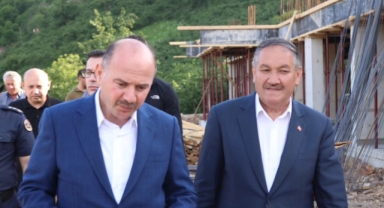 Giresun Valisi Serdengeçti’den yerinde inceleme