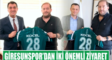 Giresunspor’dan iki önemli ziyaret