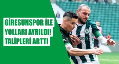Giresunspor ile yolları ayrıldı! Talipleri arttı