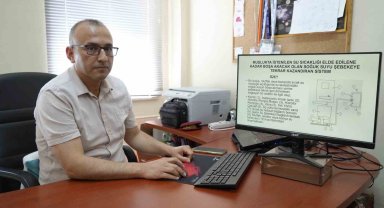 Gümüşhane'de evlerde su tasarrufunu arttıracak projenin patenti alındı