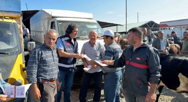 Hayvan pazarında sahte para uyarısı