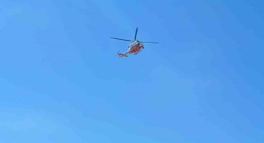 Karadeniz'de kaybolan 16 yaşındaki çocuğun arama çalışmalarına helikopter katıldı