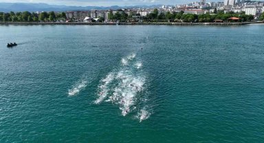 Ordu'da triatlon heyecanı başladı