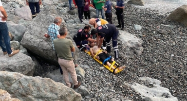Rize'de denize giren Gürcistan uyruklu 2 kişi boğuldu