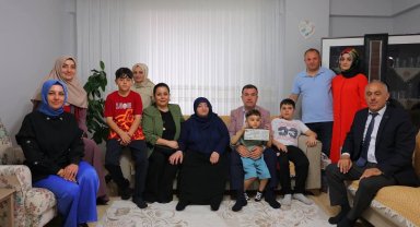 Şehit ve gazi ailelerine bayram ziyaretleri