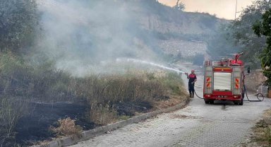 Tokat'ta arazi yangını büyümeden söndürüldü