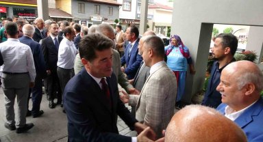Trabzon Büyükşehir Belediyesi'nde halk bayramlaşması yapıldı