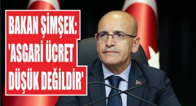 Bakan Şimşek: ‘Asgari Ücret Düşük Değildir’