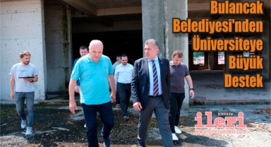 Bulancak Belediyesi'nden Üniversiteye Büyük Destek
