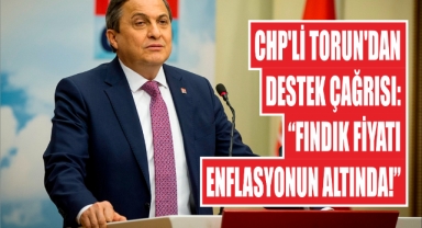CHP'li Torun'dan Destek Çağrısı: