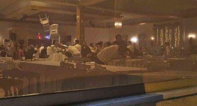 Düğünde kavga: Sandalyeler havada uçuştu