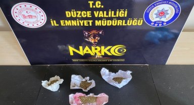 Düzce'de uyuşturucu operasyonu...