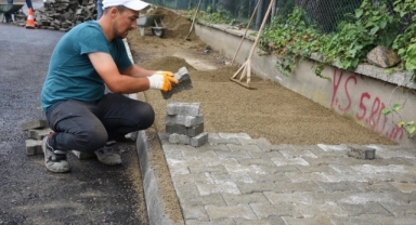 Giresun Belediyesi Üstyapı Çalışmalarını Sürdürüyor