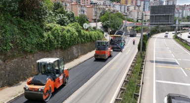 Giresun’da trafik güvenliği için asfalt atağı
