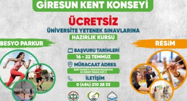 Giresun Kent Konseyinden Gençlere Fırsat